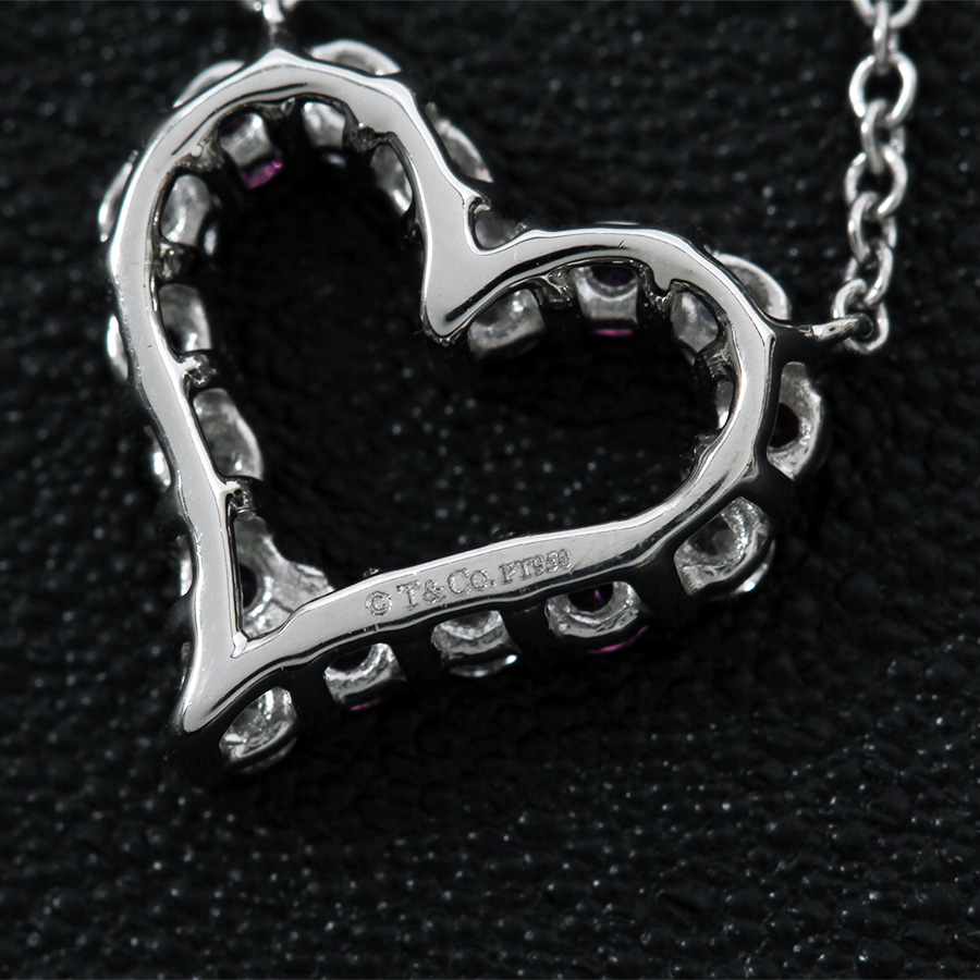 TIFFANY&Co.  ペンダントトップ　ハートキー　ピンクサファイア TIFFANY&Co[ティファニー] ハートキー チャーム ペンダント